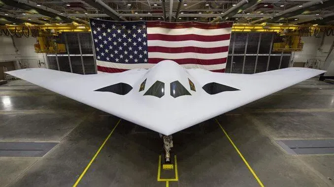 美國B-21匿蹤戰略轟炸機。（圖／翻攝美國國防部官網）