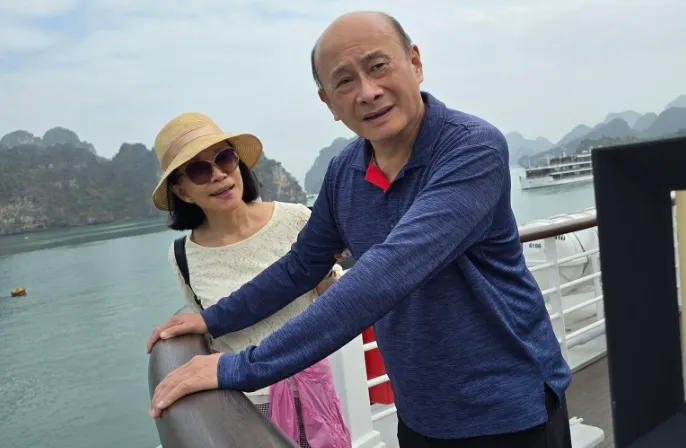 75歲的名醫林芳郁罹患失智症，引發外界關注。（圖／翻攝自林靜芸臉書）