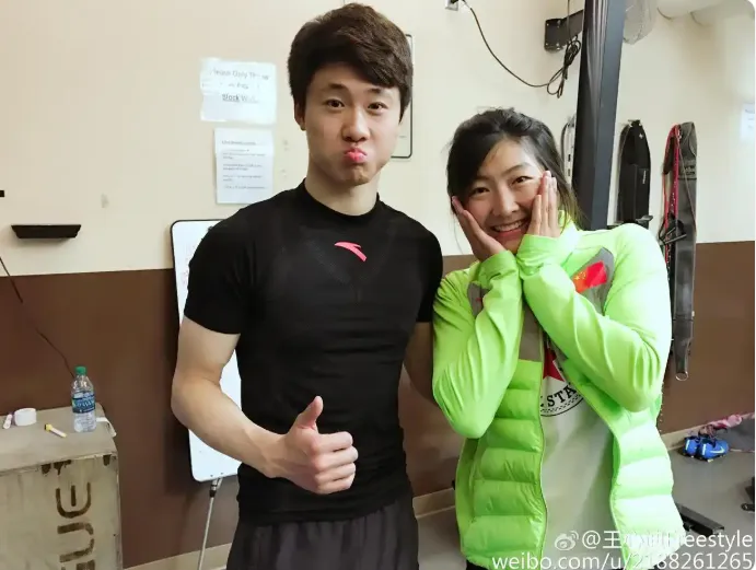 2人在2016年的合影。（圖／翻攝微博@王心迪Freestyle）