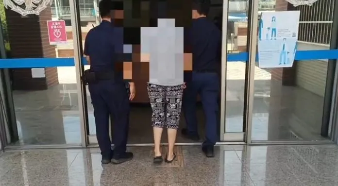 涉案女子坦承因心情不佳加上喝酒才一時衝動犯案。(圖/中天新聞)