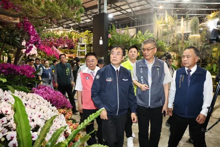 黃偉哲出席2026台灣國際蘭展暨花卉科技展展前記者會。（圖取自後壁區公所臉書）