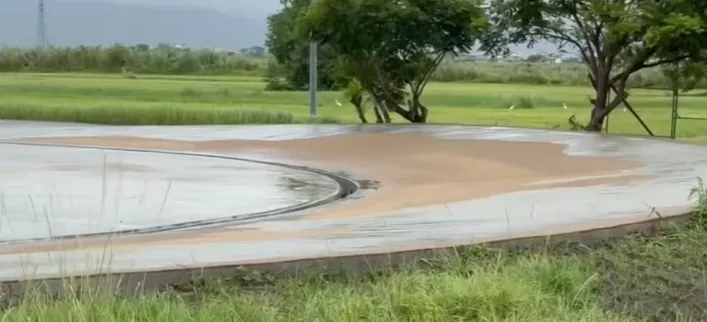 宜蘭縣五結鄉溪濱公園溜冰場。（圖／翻攝畫面）