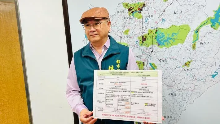 針對陳佩琪的質疑，台南市都發局長林榮川今天嚴正駁斥。（圖／翻攝台南市府官網）