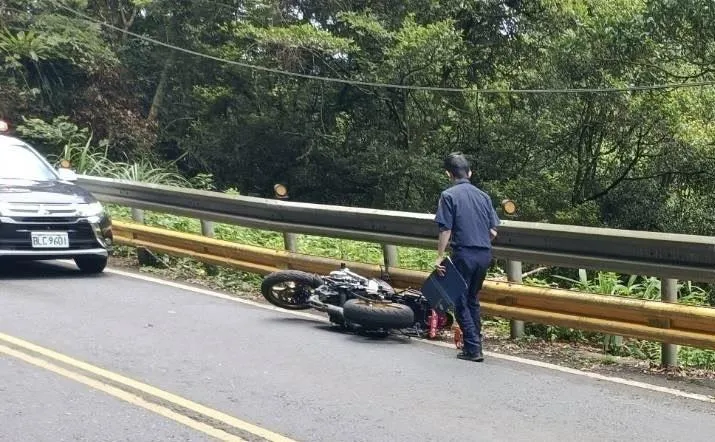 北宜公路上午發生一起死亡車禍。(圖/翻攝畫面)