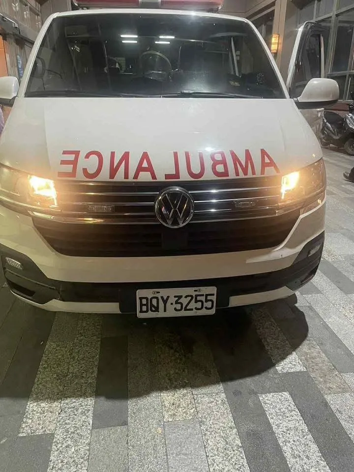 當事救護車。(圖/台南道路救援張家班提供)