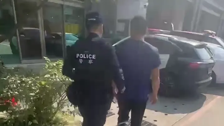 陳男被帶回偵訊並移送。（圖／警方提供）