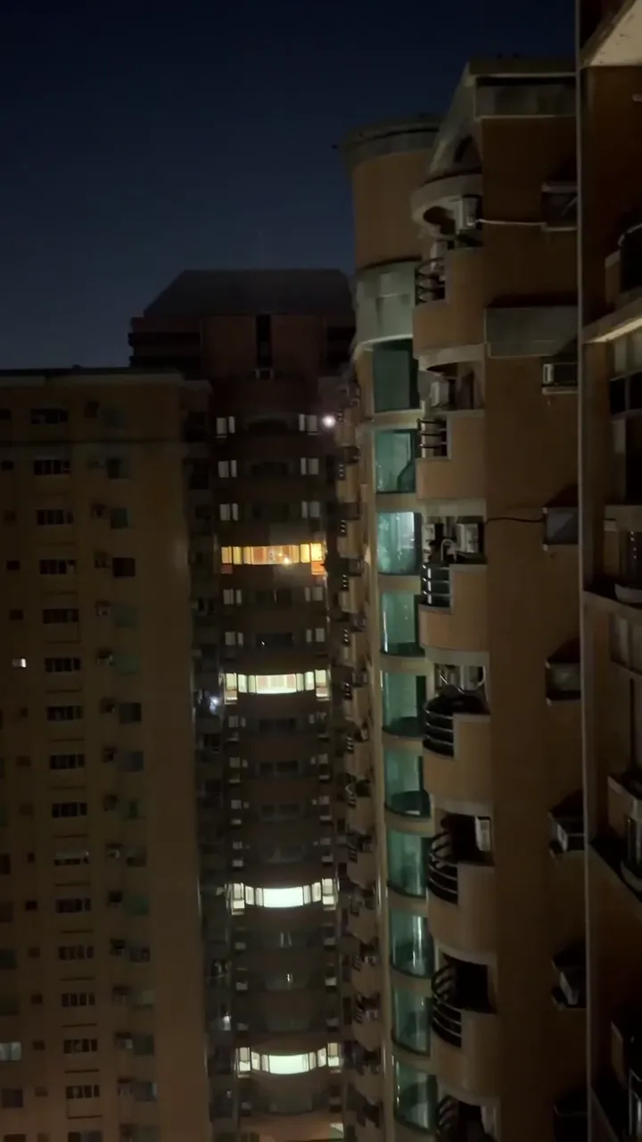 停電現場。(圖/中天新聞)