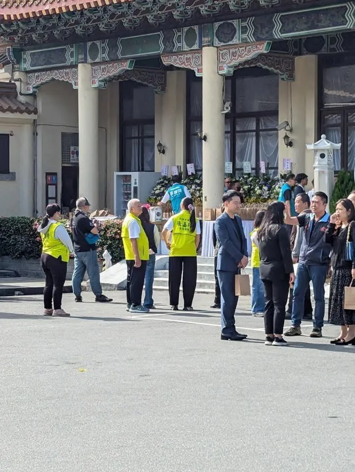 張瑞山告別式。(圖/讀者提供)