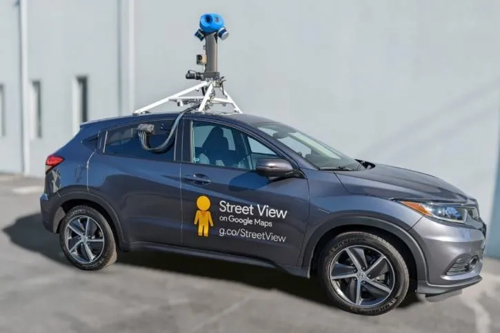 google街景拍攝車。（圖/翻攝google網站）