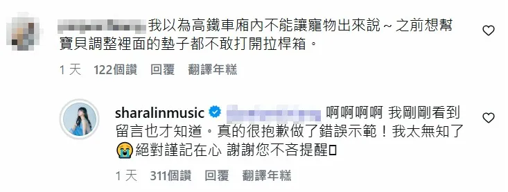 林逸欣回應網友留言。（圖／翻攝自林逸欣IG）