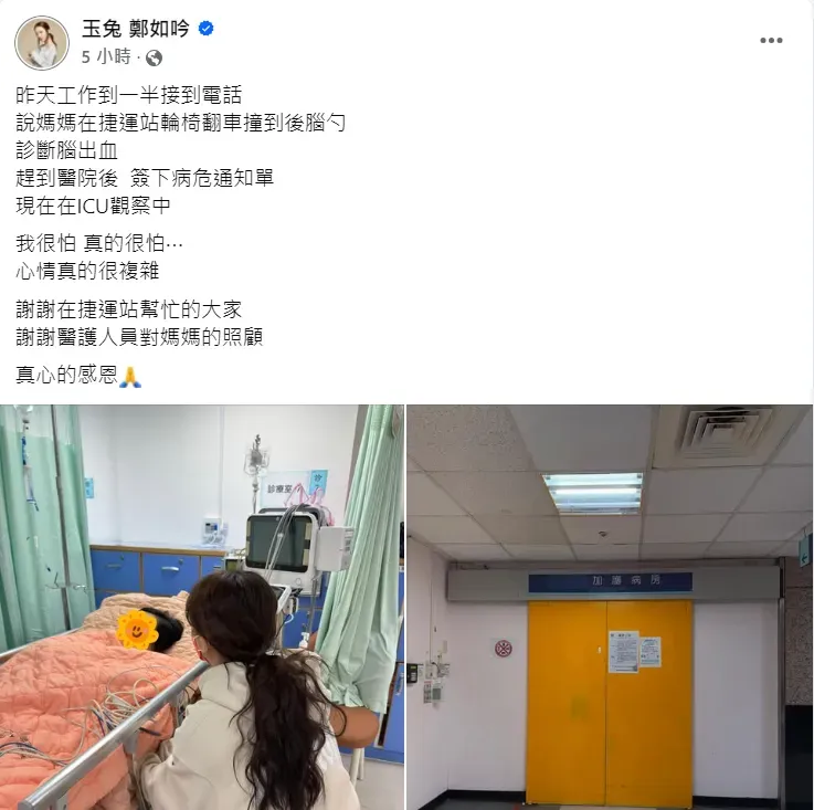玉兔9日發文。（圖／翻攝自玉兔臉書）