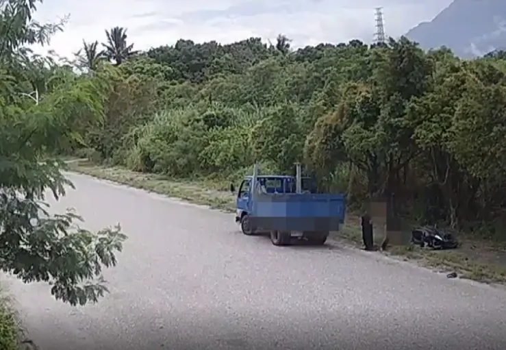 姜男訪友後突然發生車禍死亡。（圖／翻攝畫面）