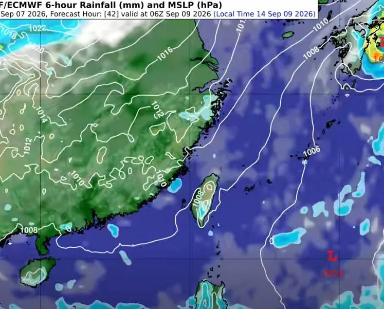 明後天東北季風影響,北東降雨增多,週末期間東半部仍持續有雨。(圖/翻攝自「天氣職人-吳聖宇」臉書)
