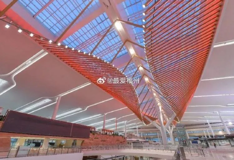 廈門翔安國際機場。（圖／翻攝新浪微博）