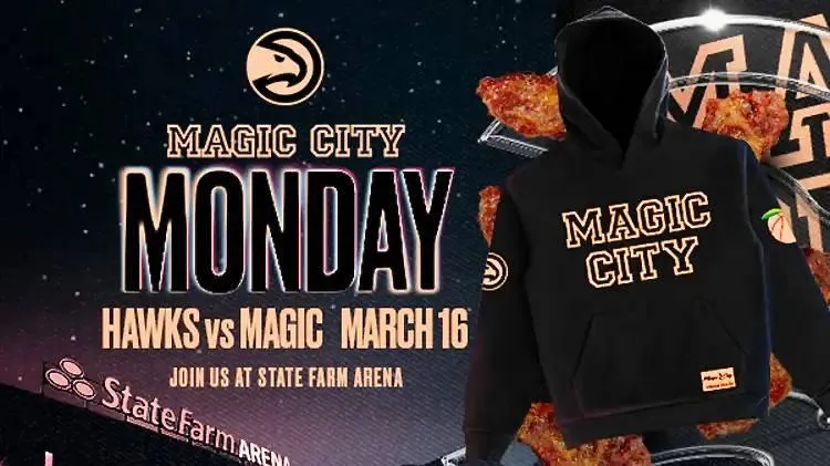 老鷹隊「Magic City」主題推廣活動被迫取消。（圖／翻攝自NBA官網）