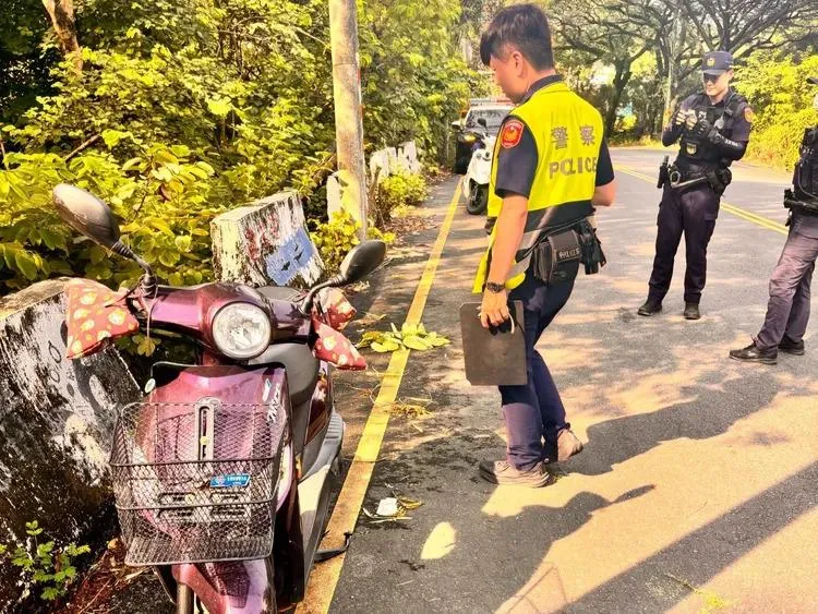 高雄旗山區今（12）日下午發生死亡車禍。（圖／翻攝畫面）