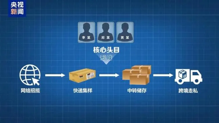 犯罪嫌疑人收取的費用一般在2000元到3000元人民幣之間不等。（圖／翻攝《央視新聞》）