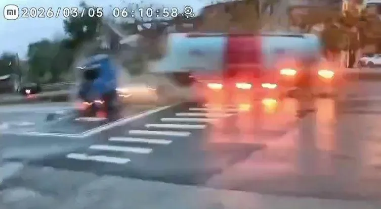車禍現場。（圖／中天新聞）