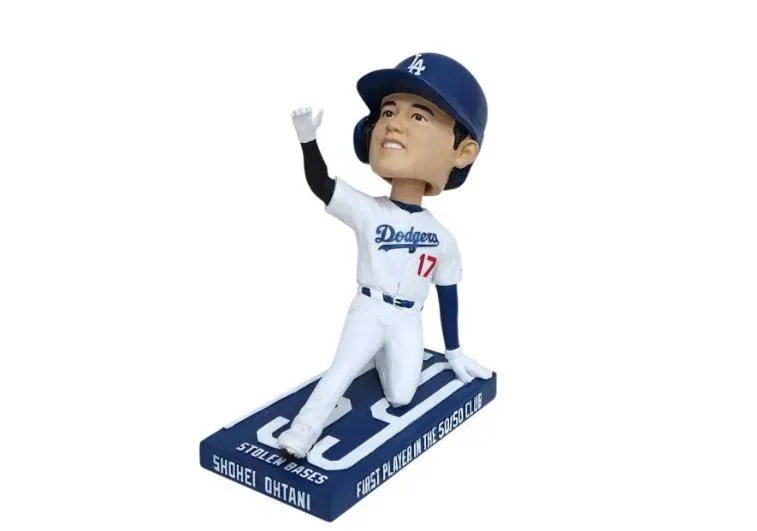 大谷翔平搖頭公仔是粉絲爭相收藏的逸品。（圖／翻攝自社群平台X）
