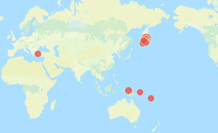全球進入地震活躍期。（圖／翻攝自氣象署網站）