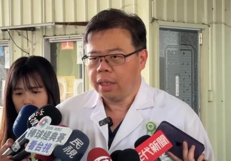 竹山秀傳醫院副院長曾俊凱表示，不幸喪命的陳男後腦杓有10公分撕裂傷，是喪命主因。（圖／中天新聞）