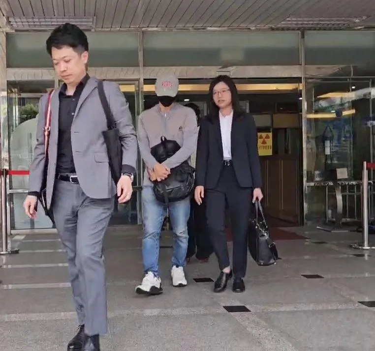 林男出庭。(圖/中天新聞)