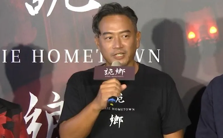 張翰16日出席電影《詭鄉》首映會透露老婆近況。(圖/記者 楊進明 攝)