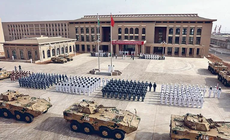 大陸解放軍位於非洲吉布地的海外軍事基地。(資料照/翻攝央廣軍事)