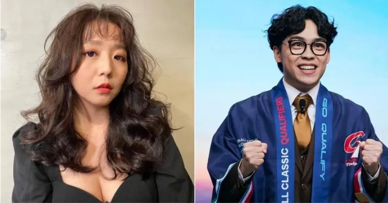 賀瓏（右）和已故喜劇女演員天殘（左）有過一段情。（圖／翻攝FB 講脫口秀的天殘、賀瓏 Hello）