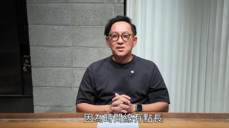 詹姆士20日於社群平台發布長達17分鐘的影片,公開說明整起事件原委。(圖/翻攝詹姆士 臉書)