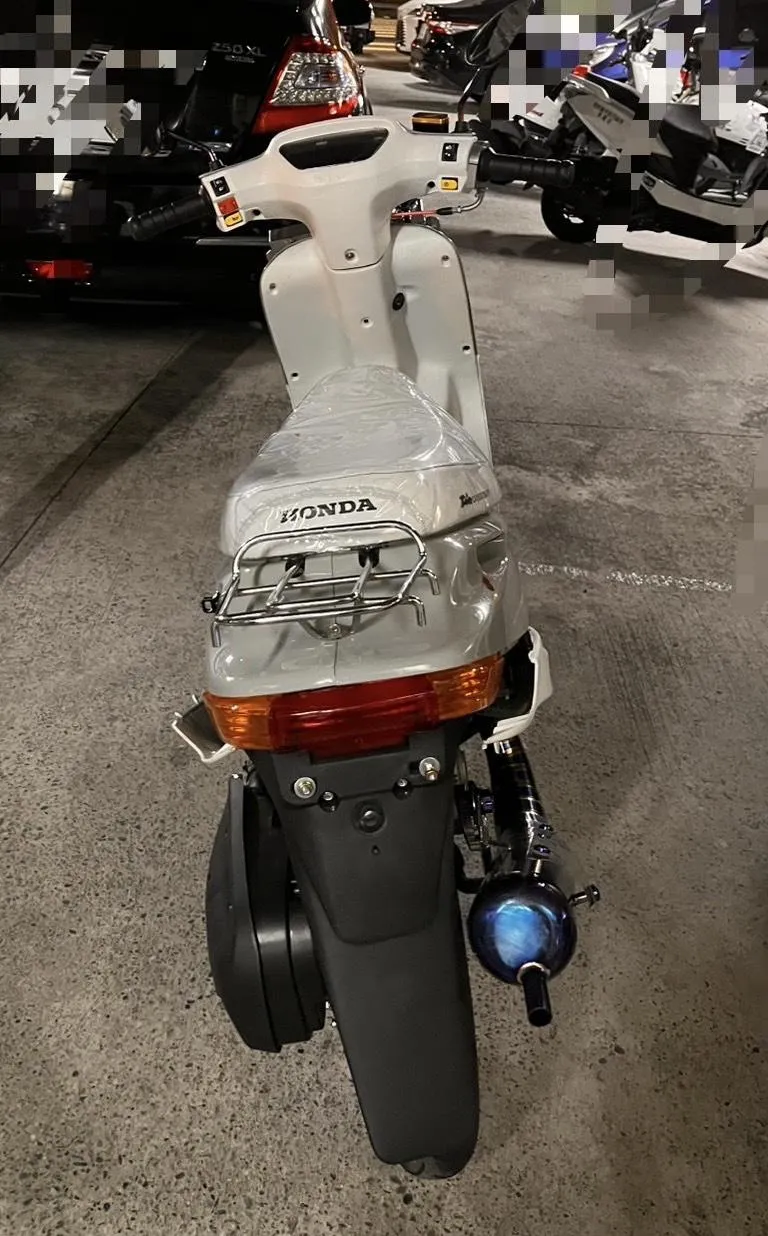 郭男的摩托車。（圖／警方提供）