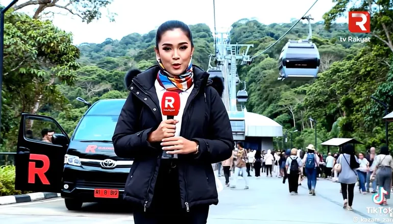 圖為涉事的AI影片。（圖／翻攝TikTok）
