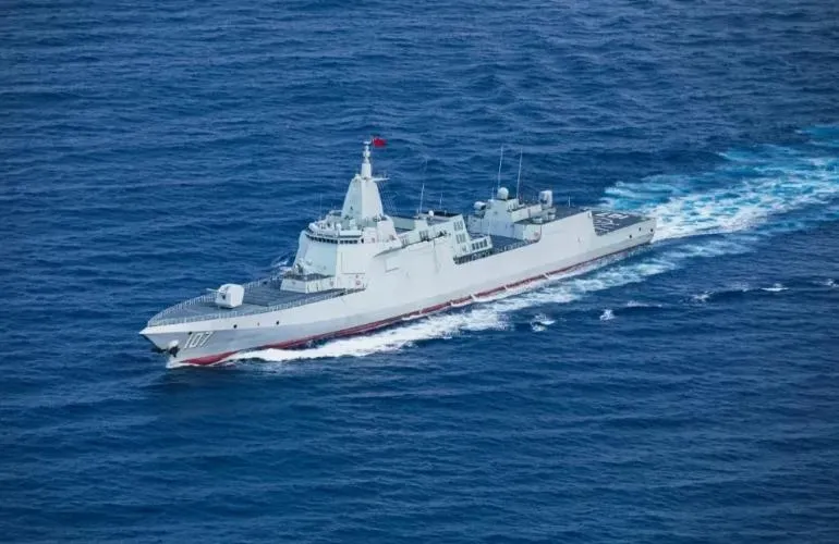遵義艦。(圖/翻攝《環球網》)