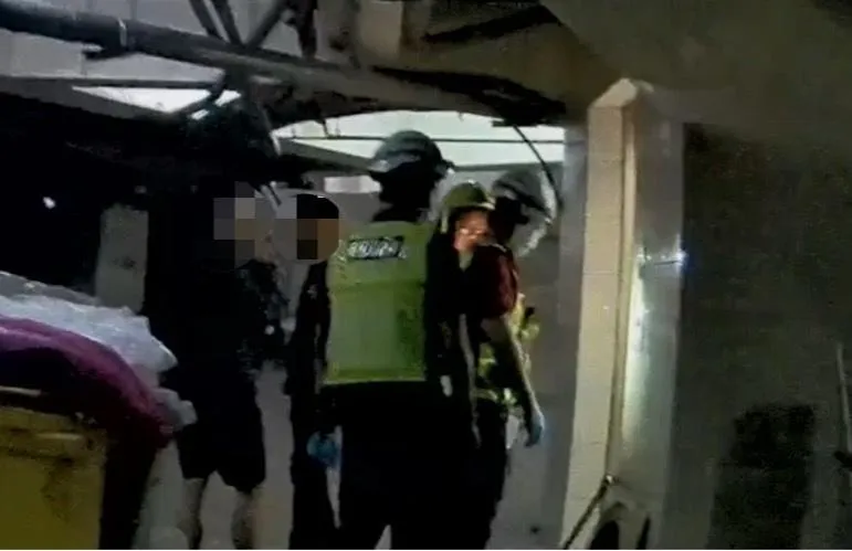 員警到場協助救援。（圖／警方提供）