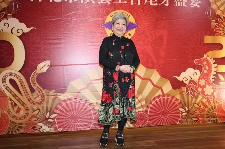 藝人吳敏28日出席演藝工會尾牙,77歲的她表示目前身體狀況極佳,也仍對演藝工作抱持熱情,希望能有更多戲劇單位找資深藝人拍戲。(圖/中央社)