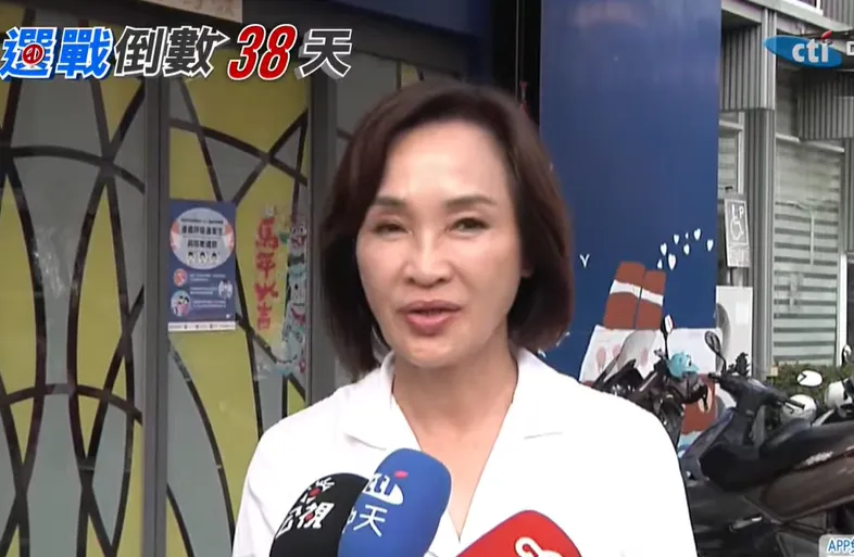 國民黨高雄市長候選人柯志恩。（圖／中天新聞）