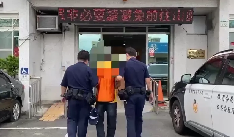 黎男遭警方逮捕移送法辦。（圖／警方提供）