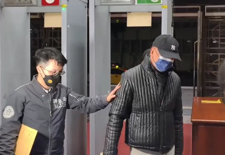 蕭漢森涉炒股1500萬交保。（圖／翻攝畫面）