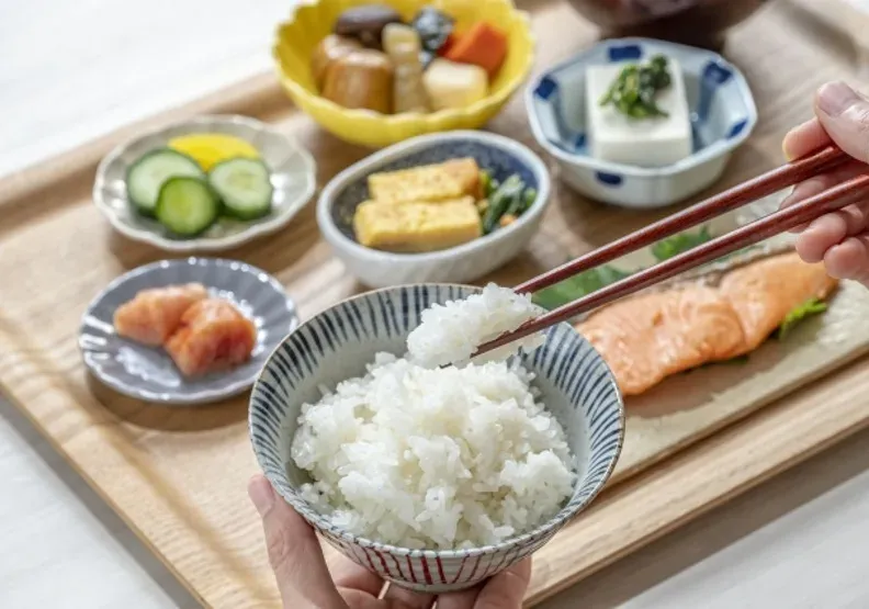 日式飲食之所以能保護腦部健康，關鍵在於其膳食纖維含量豐富，能有效滋養腸道益生菌。（圖／Photo AC）