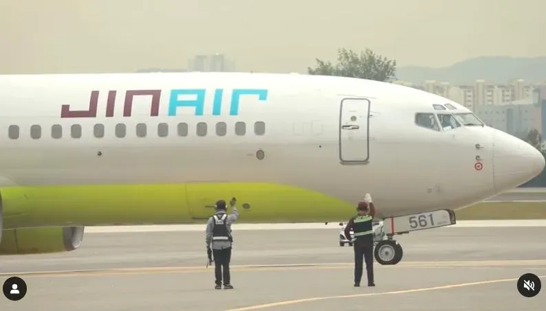 南韓廉航真航空班機。此非事發班機。(圖/翻攝真航空IG)