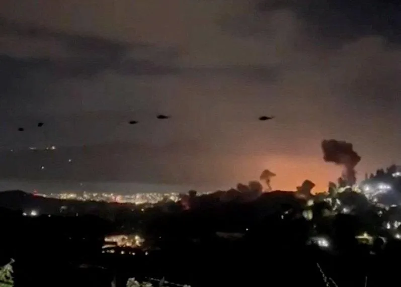 美軍3日突然對委內瑞接發動攻擊。（圖／路透）