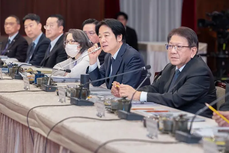 賴清德總統召開全社會防衛韌性委員會。（圖／總統府）