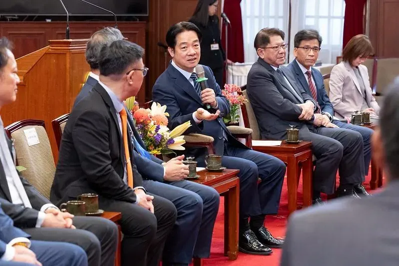 賴清德今接見中華民國會計師公會全國聯合會理監事及省(市)公會代表。（圖/總統府提供）