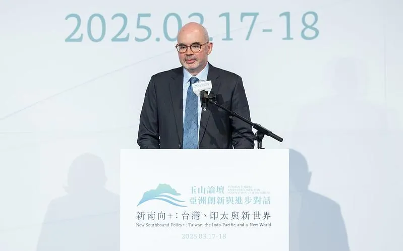 美國在台協會（AIT）處長谷立言。（圖／總統府提供）