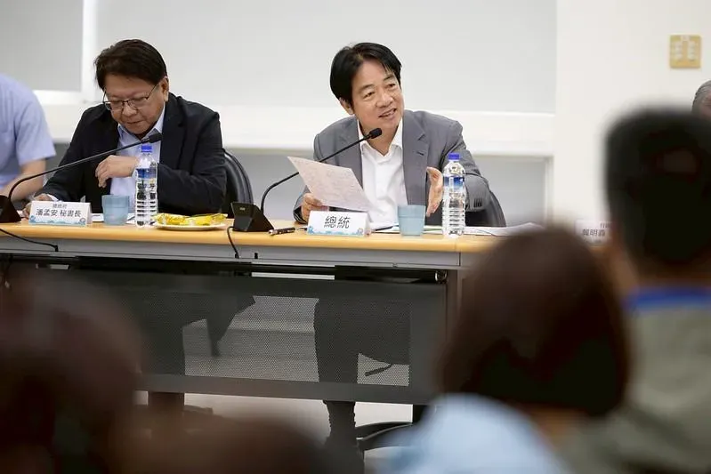 賴清德總統4/18南下嘉義與養殖業者座談 &nbsp; &nbsp; 照片來源:總統府