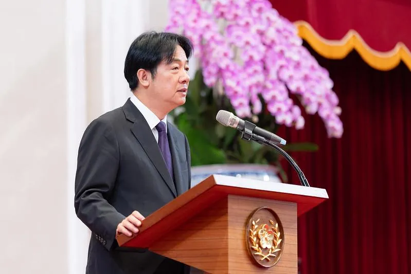 賴清德總統30日主持「中華民國114年8月份將官晉任授階典禮」。（總統府提供）