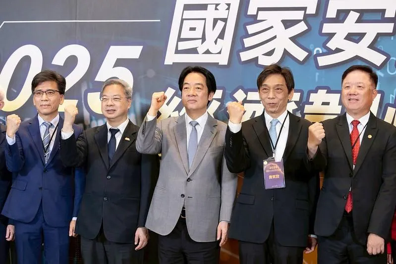 賴清德 總統10日出席「2025國家安全與經濟韌性論壇」。(總統府提供)