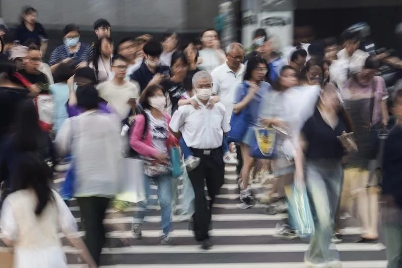 內政部公布台灣人口數據，新生兒出生率持續低迷引發社會關注。（圖／中央社）