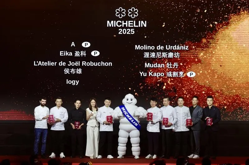 2025台灣米其林名單共有7家餐廳摘二星。（圖/中央社）