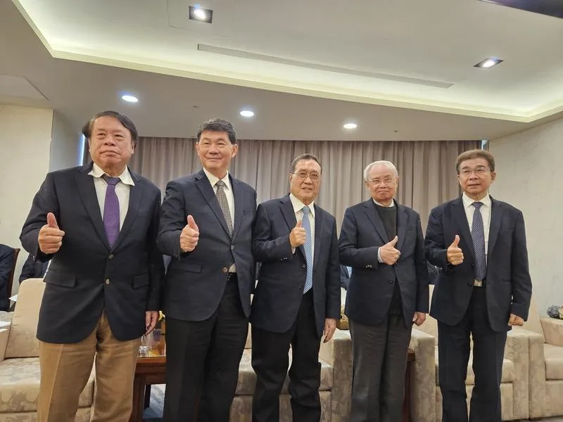台塑四寶董事長等集團高層主管。 (圖/中央社)